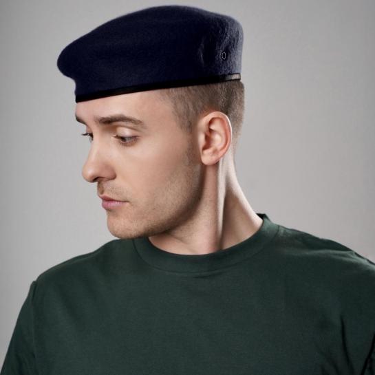 Главная — Берет темно-синий — фото