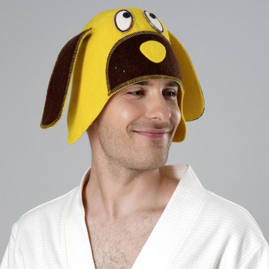 Колпак банный "Желтая собака" — фото-542_2