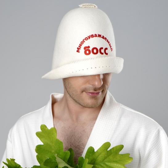 Колпак банный "Многоуважаемый босс" — фото-542_2