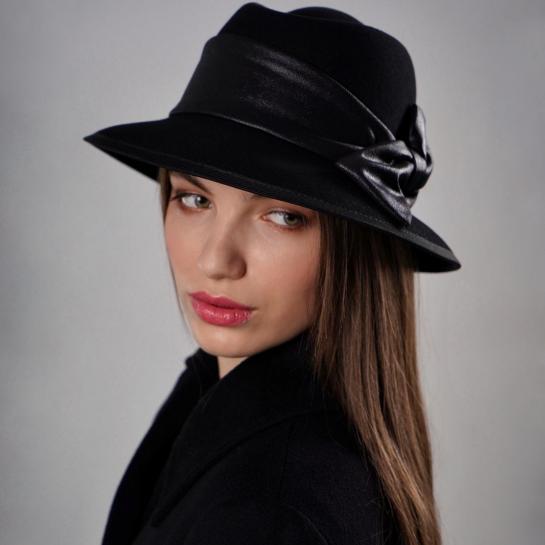 Женские шляпки из фетра — Модель АЮ — фото