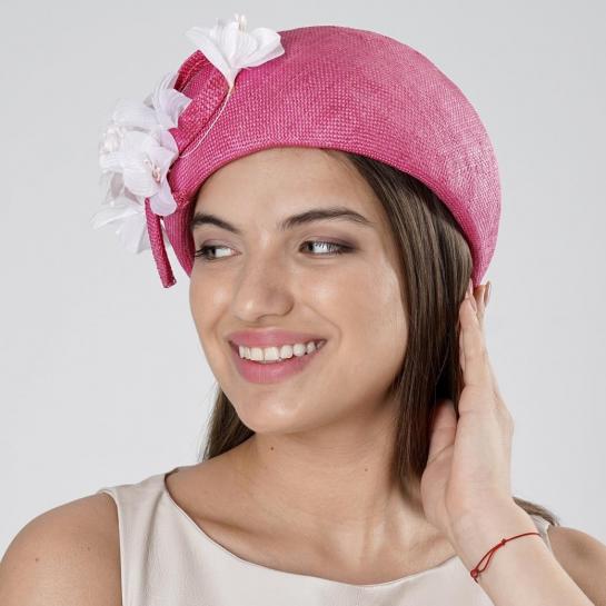 Шляпка из натуральной соломы "Роза" — фото-550_2