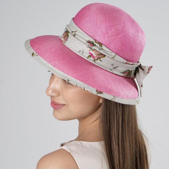 Шляпка из натуральной соломы "Бабочка" — фото-550_2