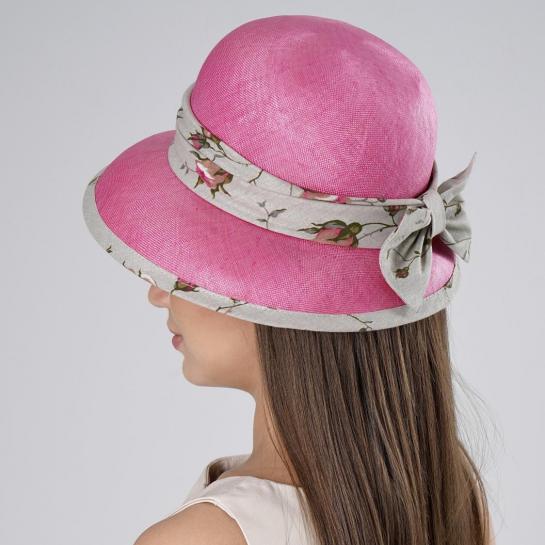 Шляпка из натуральной соломы "Бабочка" — фото-550_3