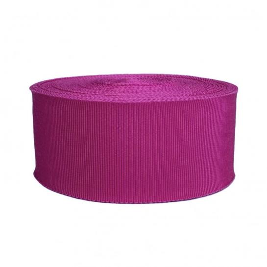 Репсовые ленты — Репсовая лента  яркая пурпурно-розовая — фото